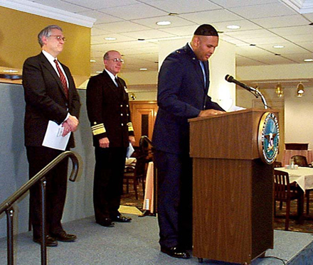 Lt. Al-Mubarak (Air Force's first Muslim chaplain)
