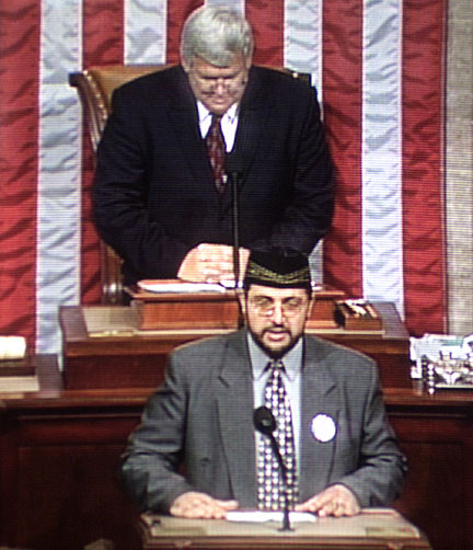 A prayer in the House of Representatives