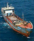 Ship interdicted by the U.S. Coast Guard