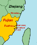Maps of China and Fujian Province
