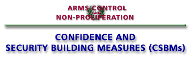 Confidence and Security-Building Measures (CSBMs) banner