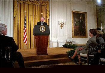 President Bush Addresses White House Conference